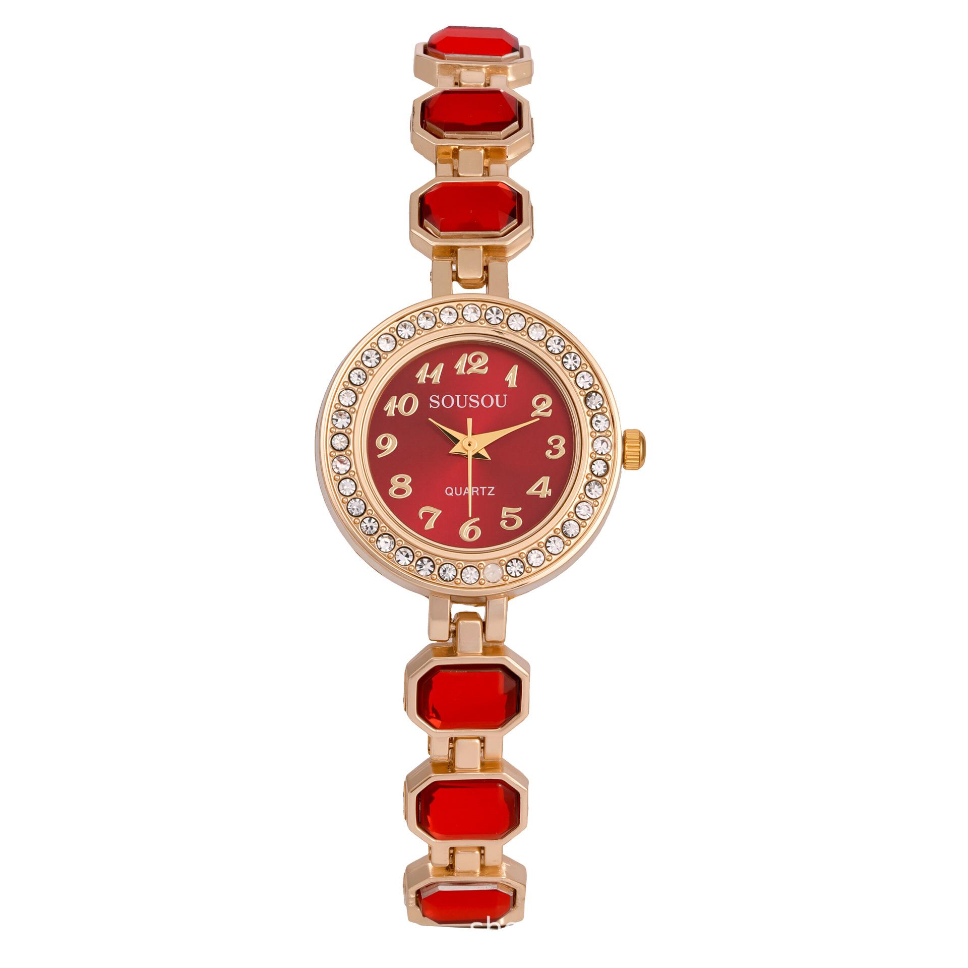 

Женские часы-браслет с кристальной цепочкой, женские винтажные кварцевые наручные часы