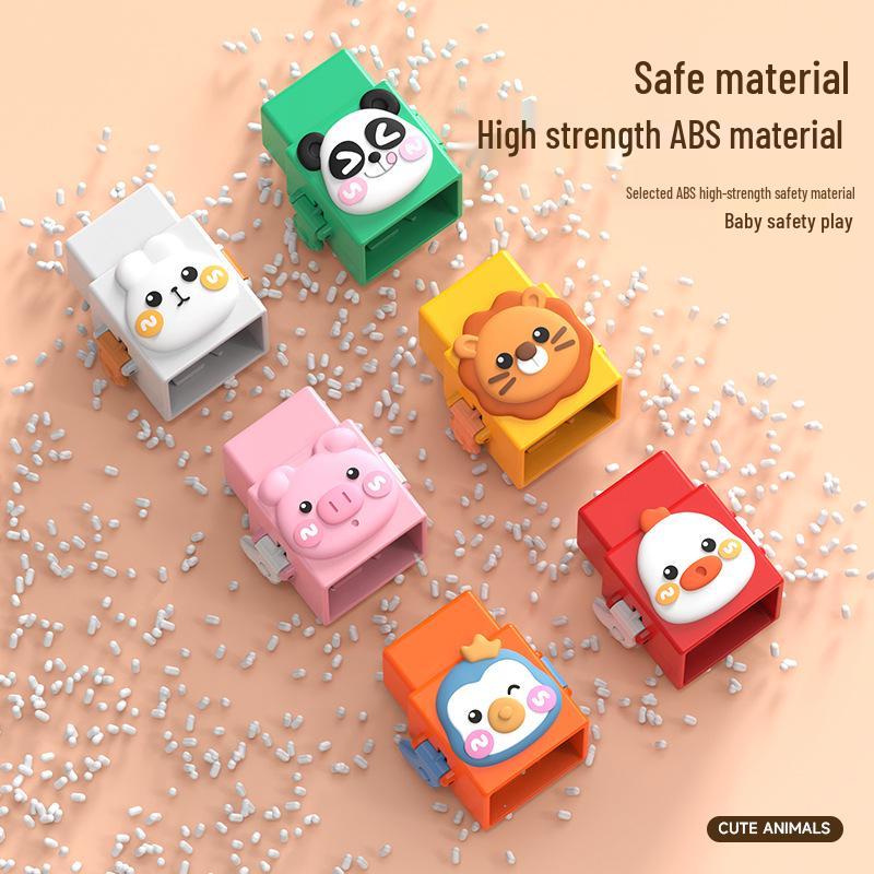 Cross-Border Hot-Selling Educational Stacking Animal Toys for Toddlers