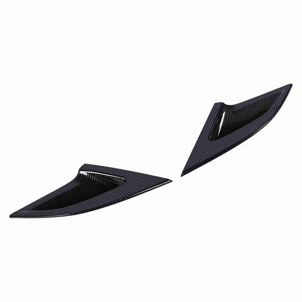 2 st Främre dimljusdekor Kolfiberstil ABS Dimljusramskydd för Accord 2023