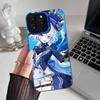 Furina Genshin Impact Phone Case For IPhone 17 16 15 14 13 12 11 Plus Pro Max Multicolor Aurora Laser Shockproof Funda Cover