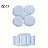 2pcs Dropping Mold 4 Irregular Cup Coasters Cup Coaster Support Silicone Mold
