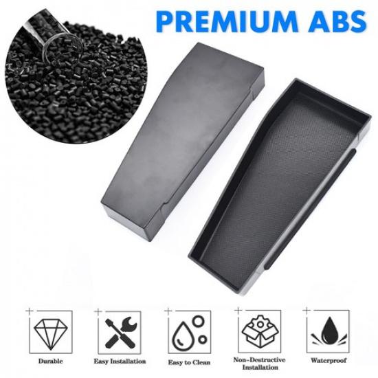 2x For 2024 Tesla Cybertruck Door Storage Box Organizer Handle Insert Accessory