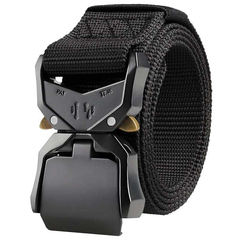 

[BENADON] belt men s tactical belt No hole casual nylon stepless adjustment upgrade alloy buckle military outdoor work work mountain climbing