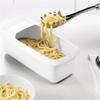Pasta Box Plastic Reusable Spaghetti Vegetable Steamer Microwave Noodles Pasta Cooker With Strainer Kitchen Accessories