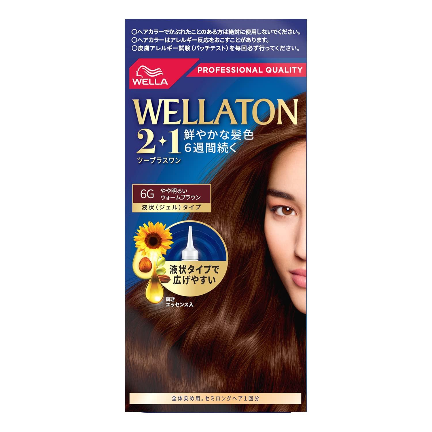 

Wella Wellatone Gray Hair Liquid Slightly Lighter Warm Vibrant Hair Color Lasts 6 2+1 Dye, Type, 6g, Brown, Weeks, Quasi-drug