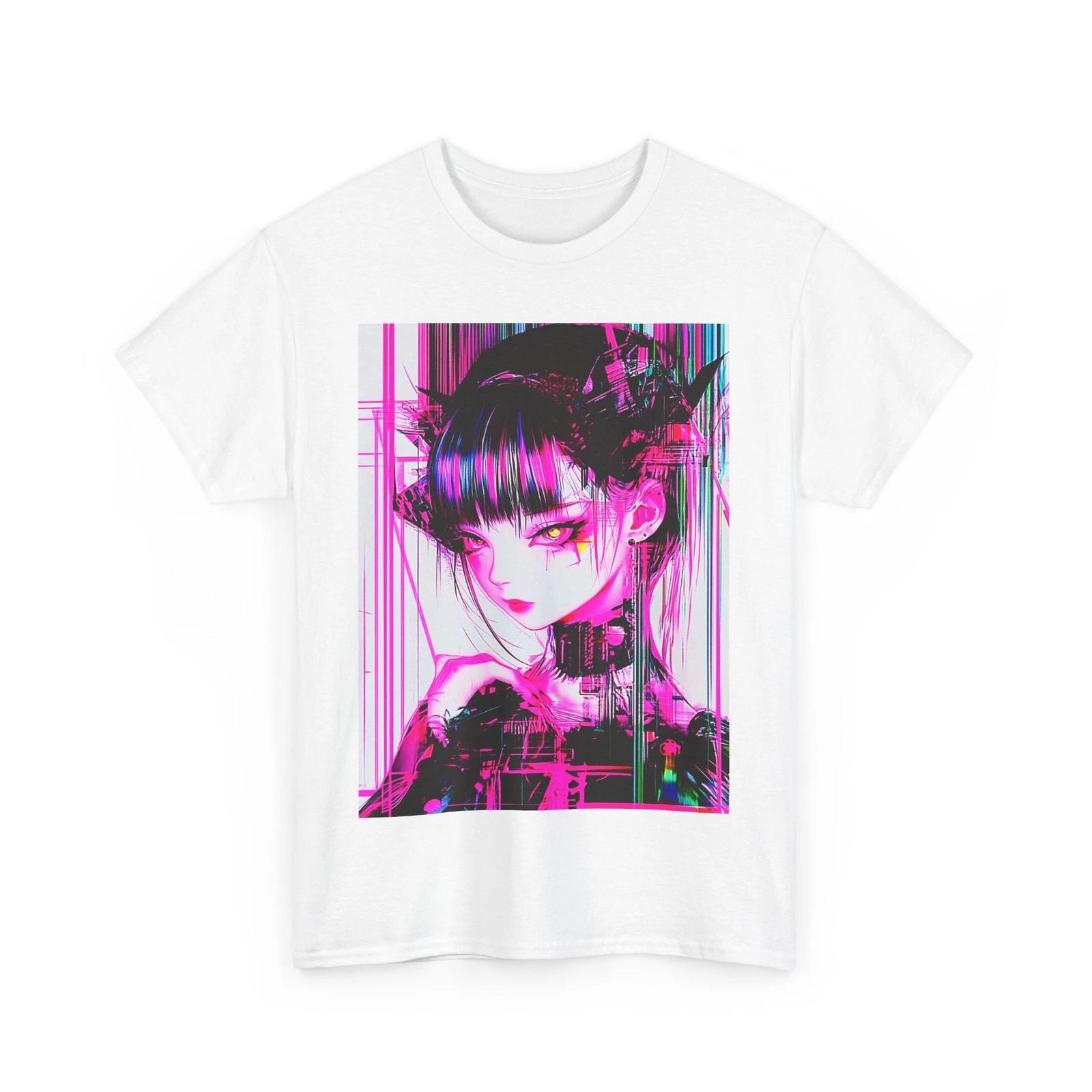 ANIME CYBER GEISHA ART TEE Tshirt GIFT MEN WOMEN SHIRT JAPAN COSPLAY COMIC MANGA L