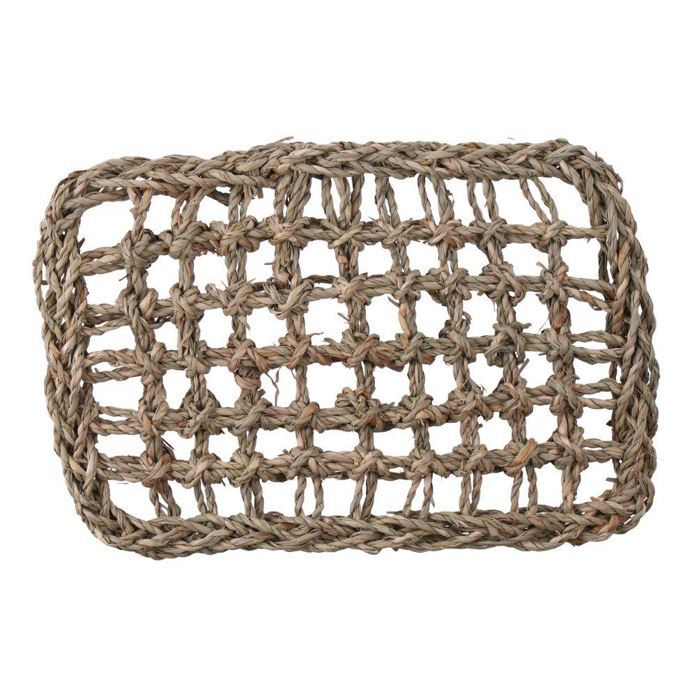 

Durable Seagrass Mat for Birds Chewable Parrots Climb Nets Easy To Install