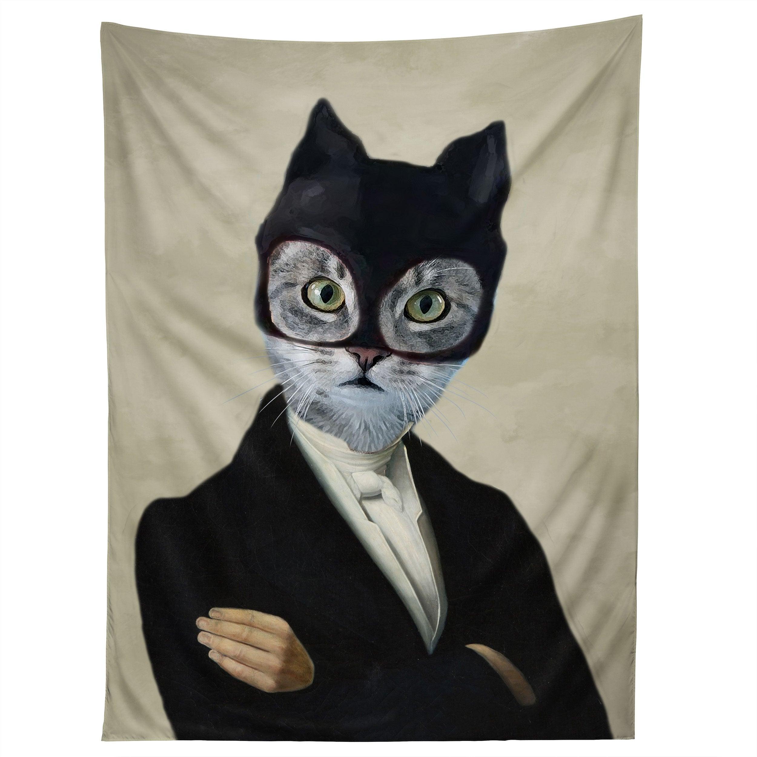 CAT BATMAN tapestry 75x100