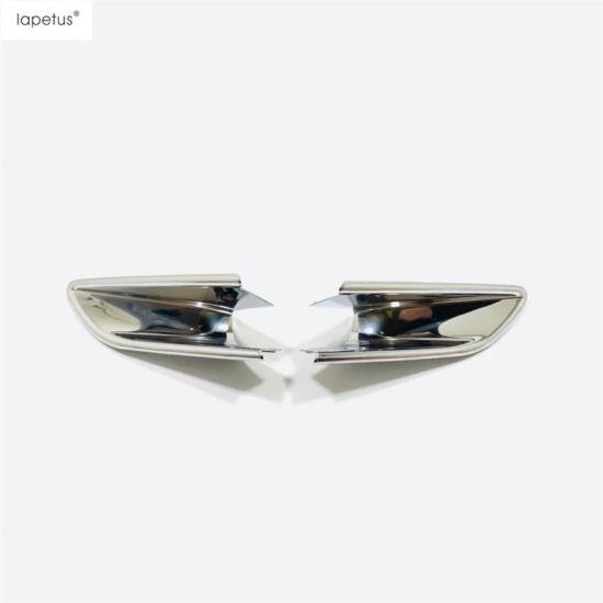 Front Bumper Fog Lights Lamps Frame Decoration Cover Trim For Toyota Camry XV70 ABS Chrome Accessories Exterior