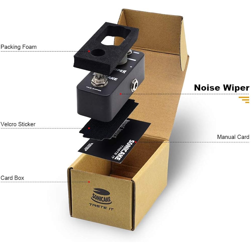 SONICAKE Noise Gate Guitar Effects Pedals Noise Wiper
