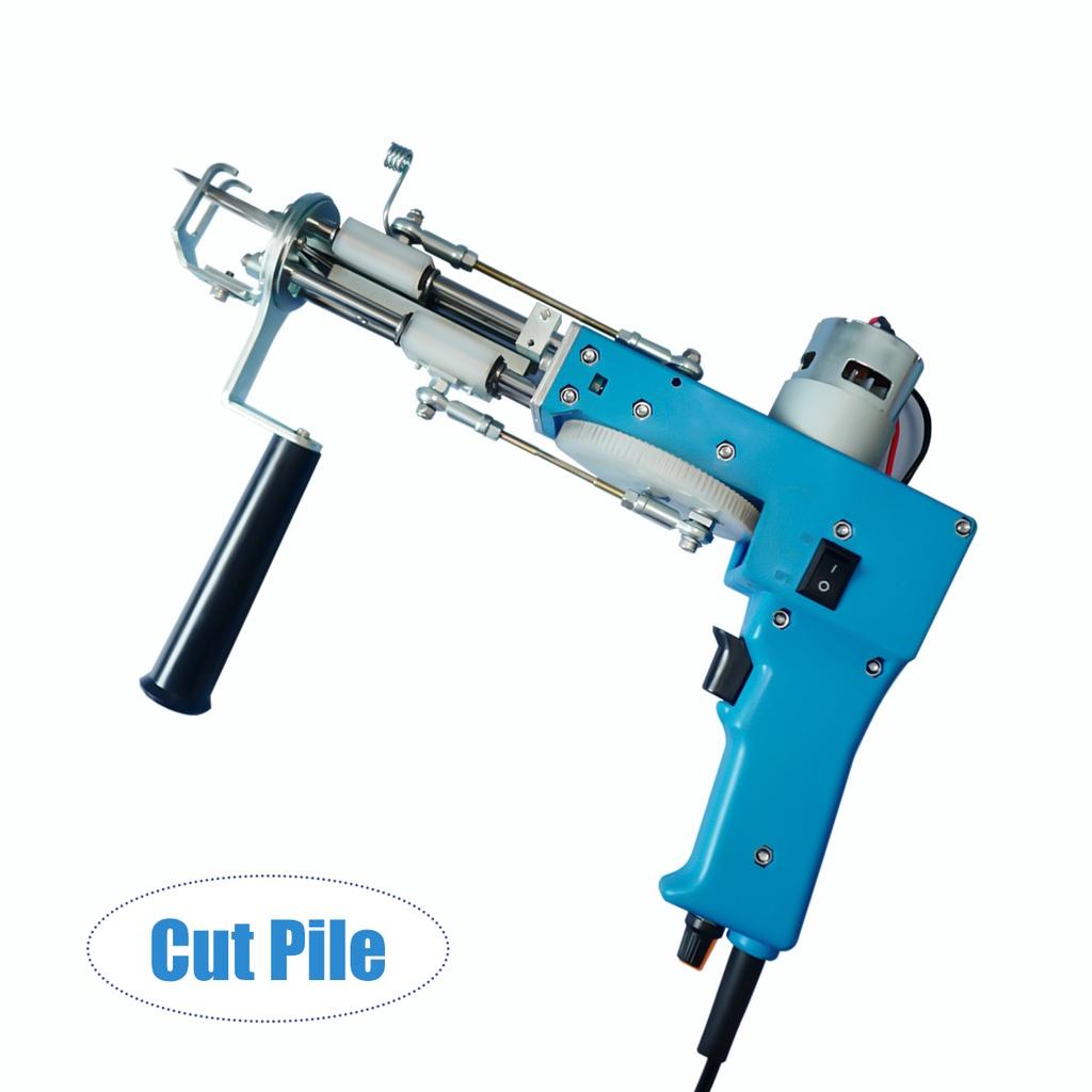 50W 220V TD-01 TD-02 DIY Loop Pile/Cut Pile Carpet Weaving Flocking Machines Power Tool Hand Guns Cut Pile Electric Carpet Tufting Guns Blue Cut Pile