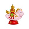 Rotating Chinese Zodiacs Horse Statue New Year Home Office Decors Resins Figurine Ornament Gift For Luck Success