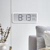 Large Screen Clock Living Room Wall Clock Temperature & Humidity Display Creative Modern Minimalist Clock Wall-Mountable or Freestanding