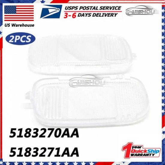 Overhead Console Dome Light Lens Set 5183271AA For 2002-2010 Dodge Ram 5183270AA