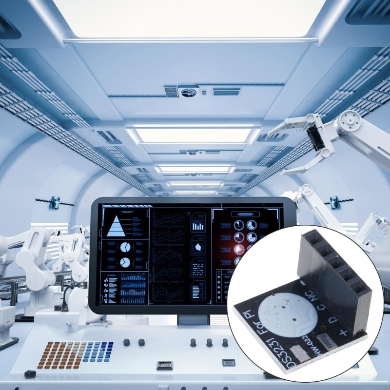 Hochgenaues Echtzeituhr-Modul mit Temperaturkompensation und Batterie-Backup für Mikrocontroller