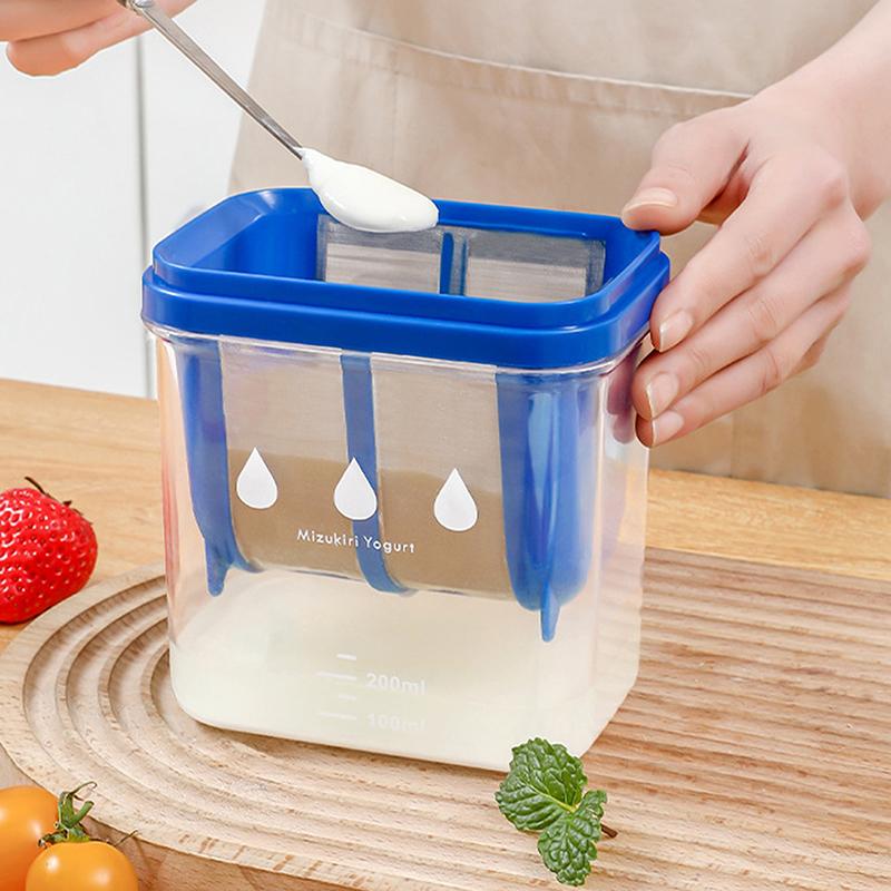 Coffee Yogurt Filter Maker Self-Made Greek- Yogurt Soybean Milk Cheese Whey Separator Water Draining Fine Mesh Strainer