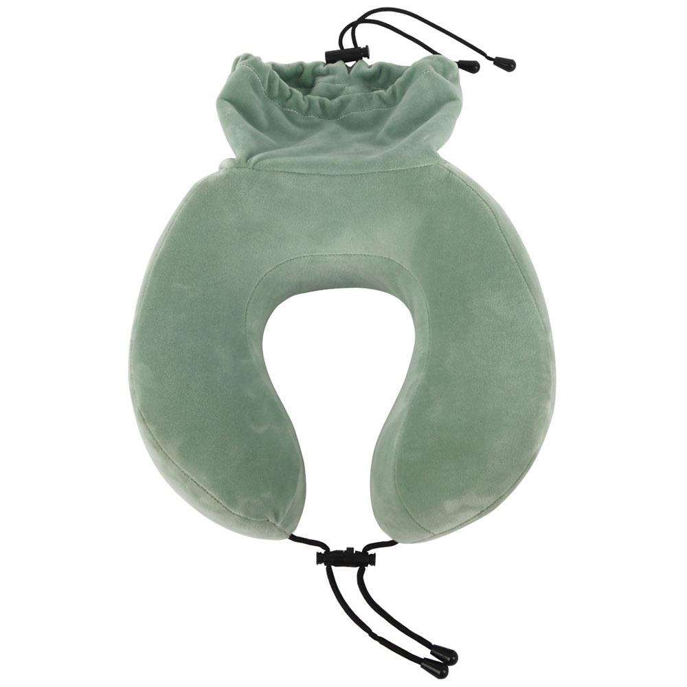 

Neck Pillow Airplane Travel Portable Slow Rebound Drawstring Memory Cotton U-Shaped Pillow About 30*30cm