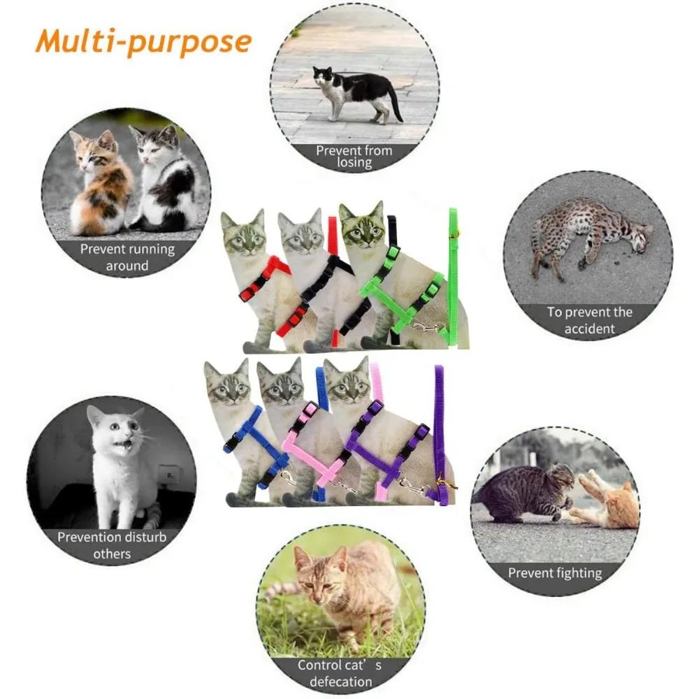 New Pet Cat Dog Car Seat Belt Adjustable Pet Seat Vehicle Dog Harness Lead Clip Safety Lever Traction Collars