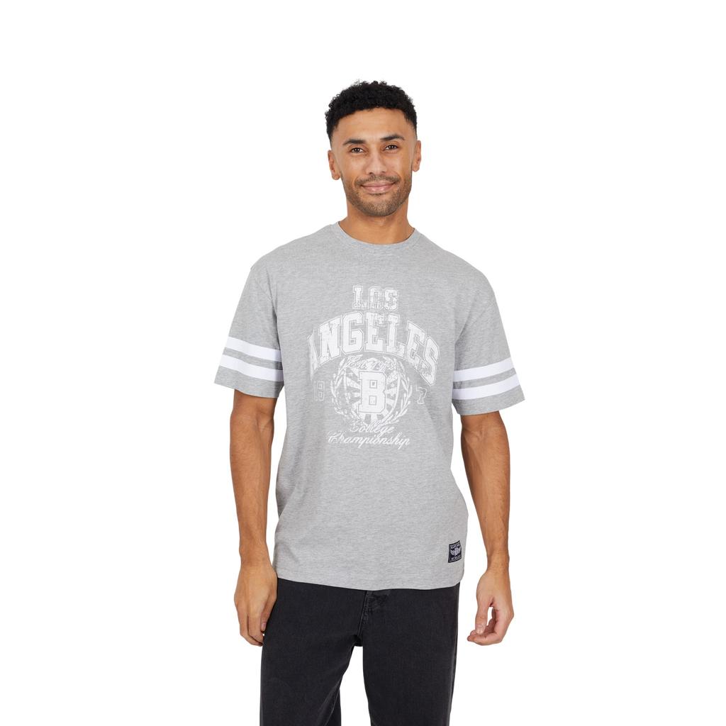 Brave Soul Mens Crew Neck Relaxed Fit T-Shirt