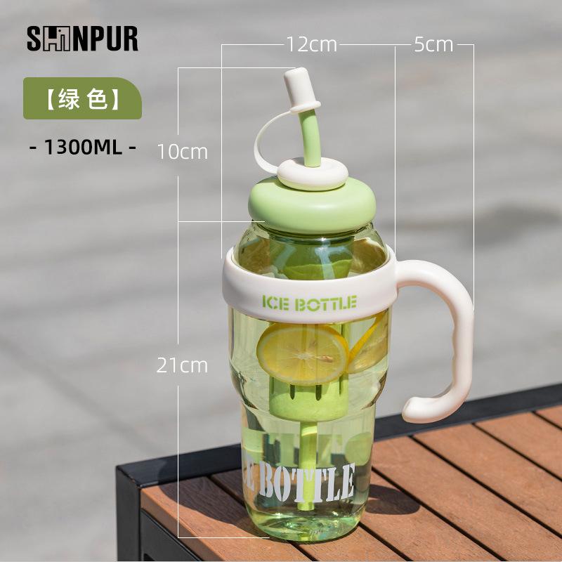 Large Capacity Sports Water Bottle Summer Drinking Water Cup Outdoor Travel Portable Gym Fitness Water Cup