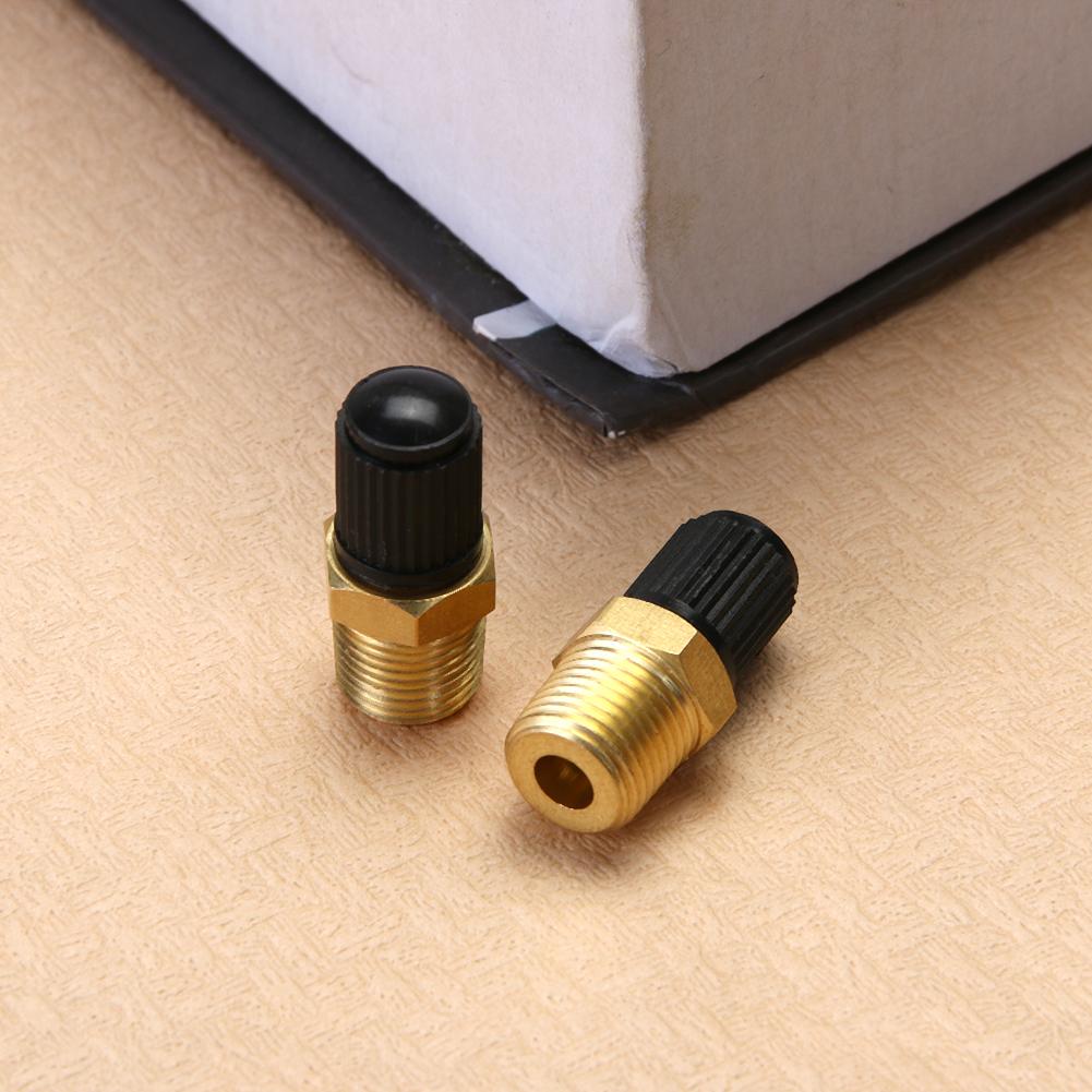 2Pcs 1/4 1/8 Inch Npt Mpt Brass Tire Tire Air Compressor Fuel Tank Filling Valve For Dunlop Valve Car Styling Auto Parts