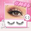 Magnetische Magnetische Wimpern mit Clip Kleberfreie Falsche Wimpernbüschel Mädchen