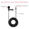 Lapel Microphone Omnidirectional Condenser Mic for iPhone Samsung Android & Windows Smartphones