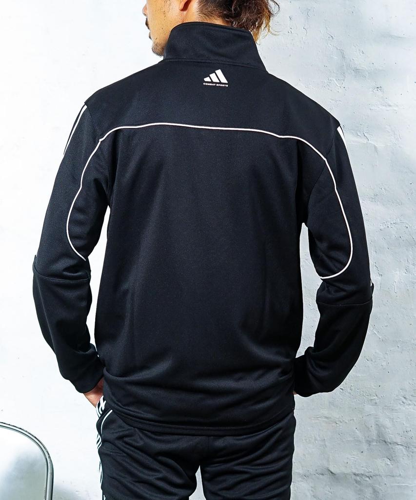 Adidas Combat Sports Authentic Tracksuit for Sports and Training TR-40 Jacket, Men's Unisex, (L, Black/White)