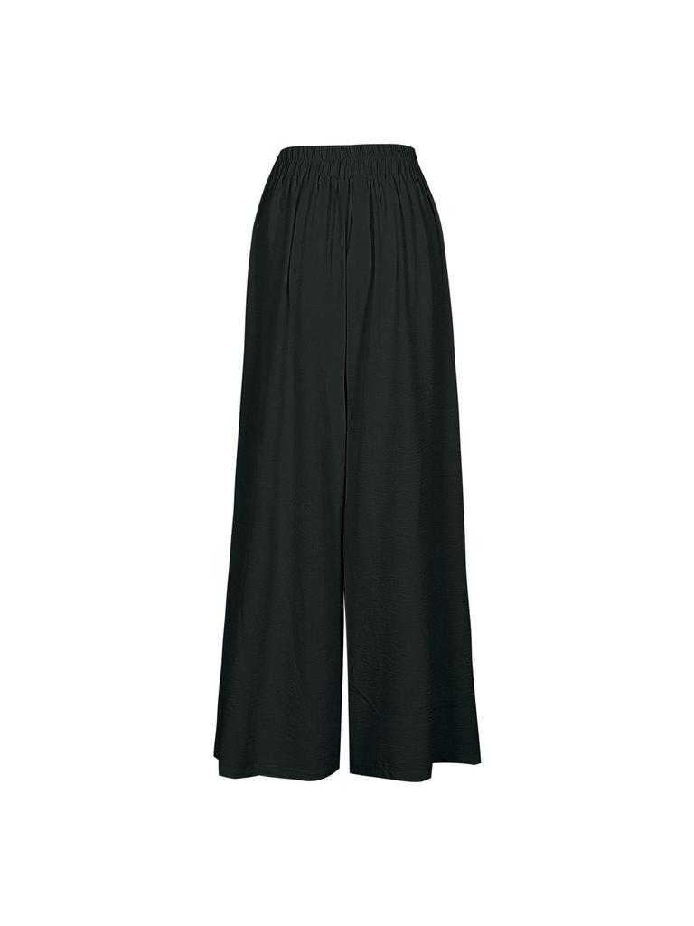 2025 Trendige Übergröße Damen Einfarbig Locker Lässige Lange Hosen - Europa & Amerika Stil