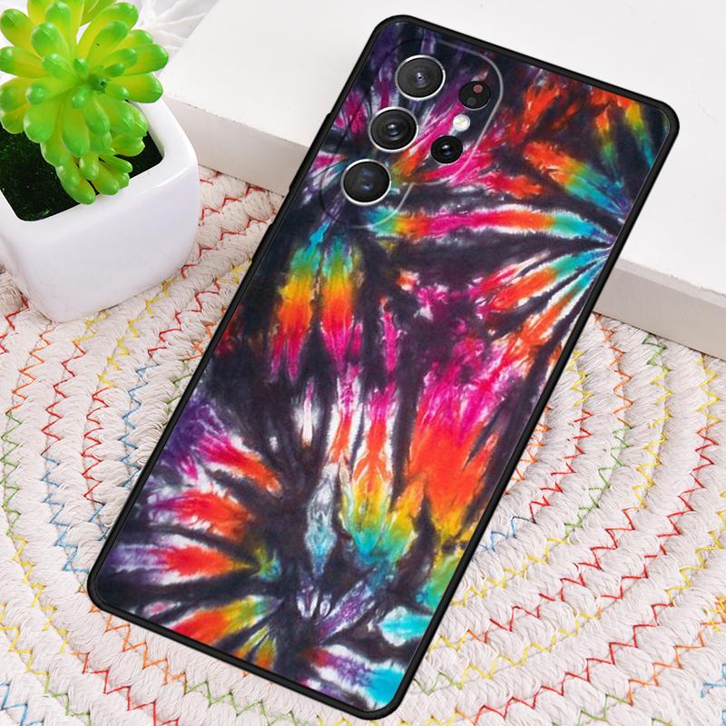 Colorful Tie Dye Rainbow Hippie Art Phone Case for Samsung Galaxy note 10 pro S26 Ultra S23 S24 FE S25 S21 S22 PLUS Cover