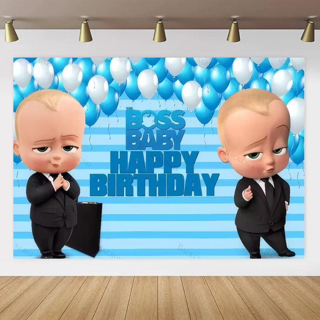 Kreslené dětské party dekorace, tématická fotostěna B-BOSSeds pro děti, potřeby na narozeninovou oslavu, dekorace, banner, křtiny dítěte
