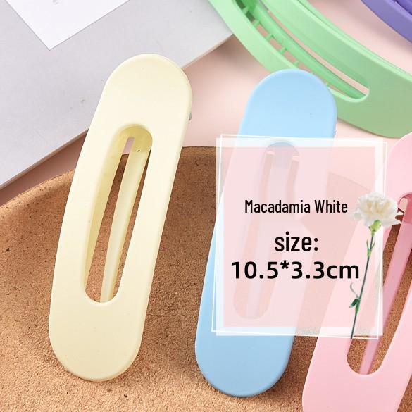 Morandi Large Hairpin: Korean Duckbill Claw Clip for Bangs and Updos