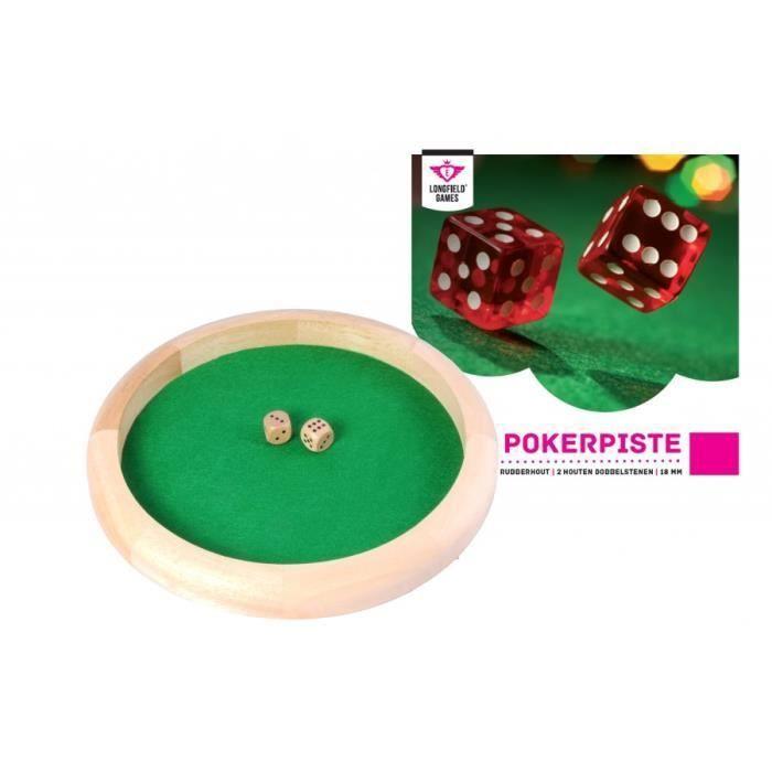 Piste de dés en bois - ENGELHART - 29 cm - Pour enfants à partir de 6 ans