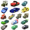1:55 Pixar Cars Lightning McQueen Sarge Fan Passant Agent Metall Diecast Fahrzeugmodell Kinderspielzeug Weihnachtsgeschenk