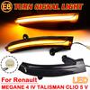 For Renault Megane 4 IV MK4 Talisman Clio 5 V MK5 Dynamic LED Side Mirror Turn Signal Light Sequential Indicator