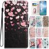 Case for Samsung Galaxy A27 A17 A07 A37 A57 A56 A36 A55 S26+ Ultra S25 Edge S24 FE Plus Case Leopard Print Wallet Leather Cover
