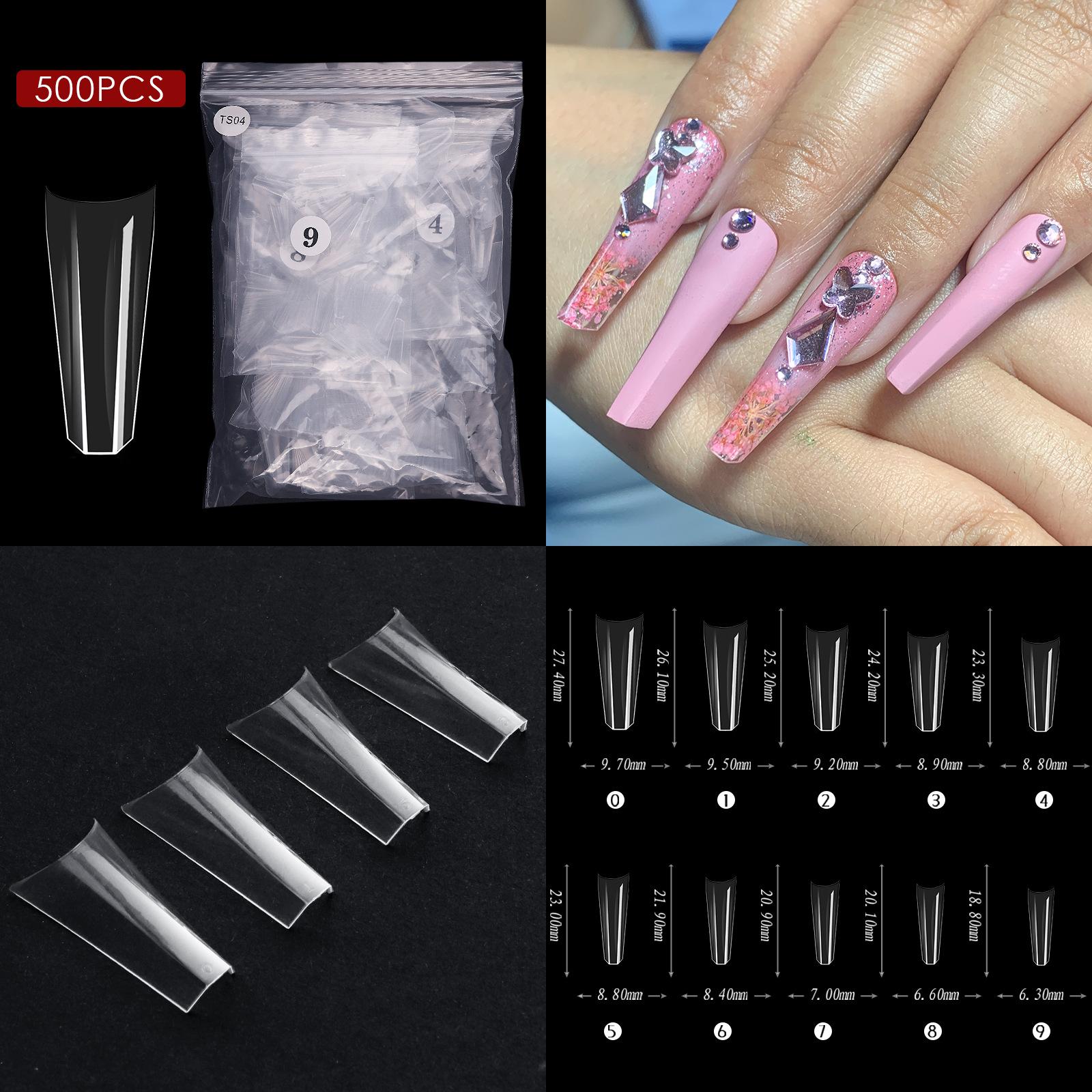 

Нейл-арт, особый тип ногтей, специальная форма, звездный полый ноготь, прозрачный кружевной французский накладной ноготь