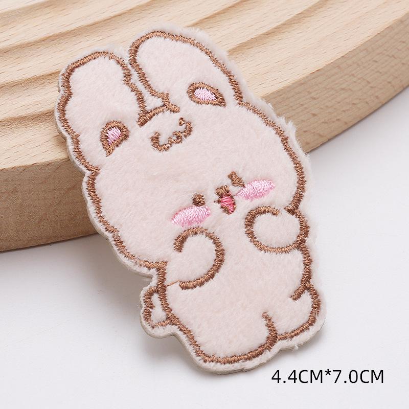 Self-Adhesive Cartoon Rabbit Patch for Down Jackets