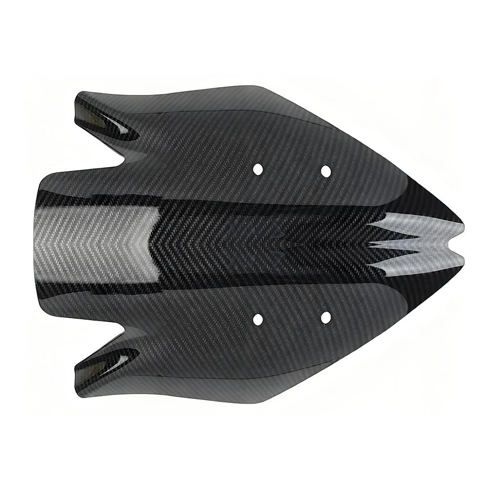 Motorcycle aftermarket tall windshield, dual bubble windscreen, air deflector, compatible with Kawasaki Z1000 2010-2013
