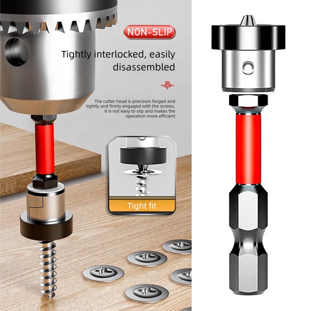 Magnetic Plasterboard Positioning Bits Fast Drilling S2-Steel Locator Bit For Plasterboard Gypsum Board Screws For DIY Home