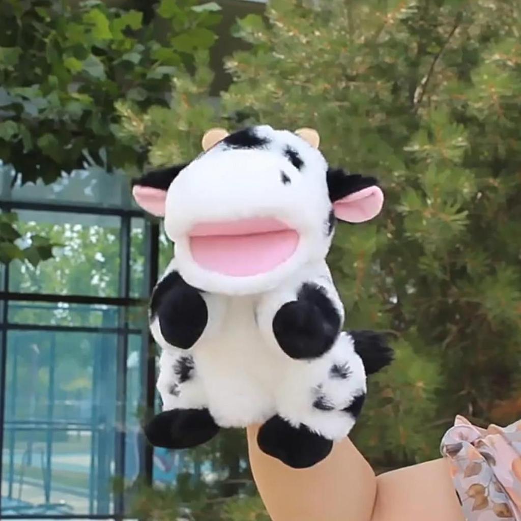 Hand Puppets For Adults Cute Soft Interactive Plush Toy With Open Mouth Kids Animal Puppets For Children Boys Girls Family