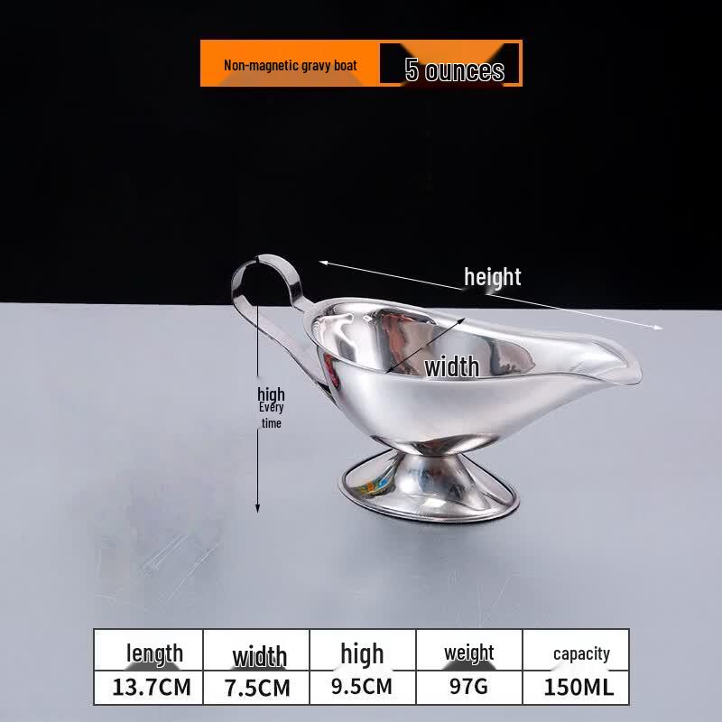 Youqingxilin Stainless Steel Gravy Boat Set