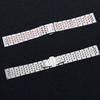Stainless Steel Seven-Bead Watch Strap for Tissot T41, Elbow 12-24mm