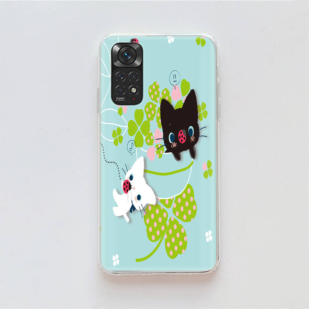 KT74 Yoshikitty Sanrio Hülle für Samsung A04 A14 A23 A34 A54 M23 M33 M52 M53 Realme 10 9 C30S C35 C55 VIVO Y02S Y21 Y33S Y51 X80 Pro Klare Abdeckung