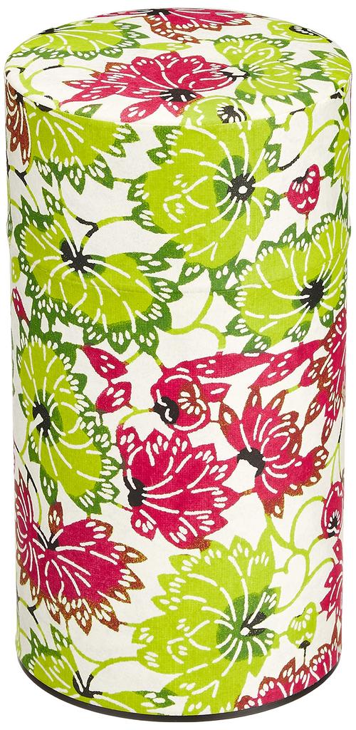 Yamako Tea Caddy, Po-kan, Haikara-san, Summer Flowers, Large, Made In Japan, 880942