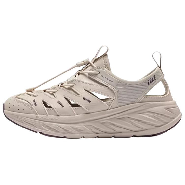 Hongxing Erke Qingxi Trendy Comfortable Versatile Non-Slip Quick-Dry Wear-Resistant Breathable Creek Shoes Women shoes Floating-Rock-Gray 52125202401