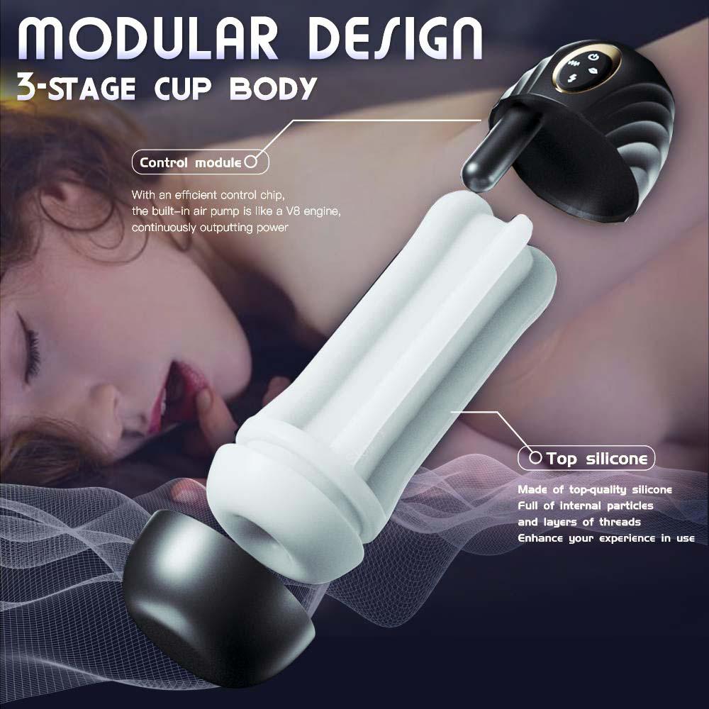Male Masturbator Toys Automatic Sucking Masturbation Cup For Men Deep Throat Oral Vagina Suction Blowjob Vibrating Sex Toys