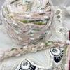 100g Cotton Yarn Colorful Hand Mixed Thread  Pink Crochet Thread Hand Knitting Crocheting Crochet Bags Chunky Yarn Art