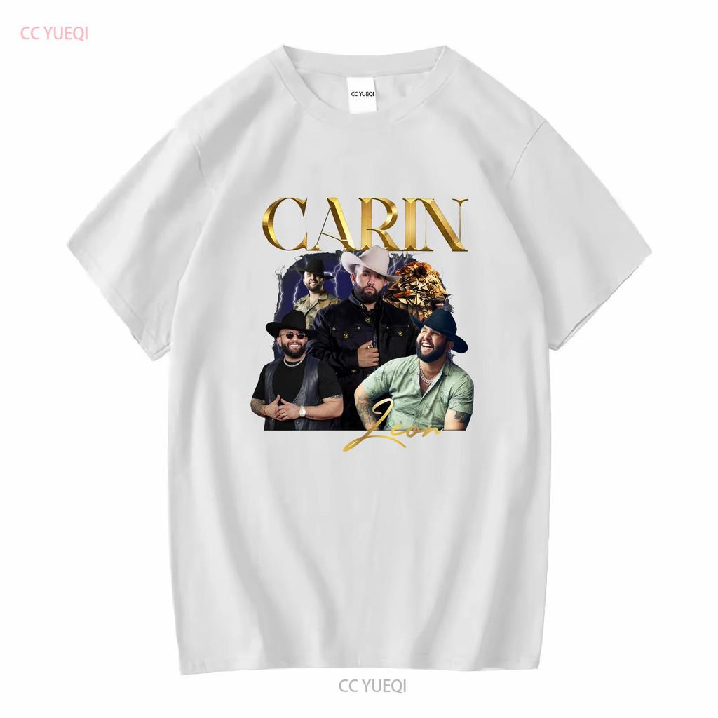 Carin Leon T Shirt 2024 Tour Merch Boca Chueca Concert Fans Long or Short Sleeves Vintage Washed Homme Comfortable Soft