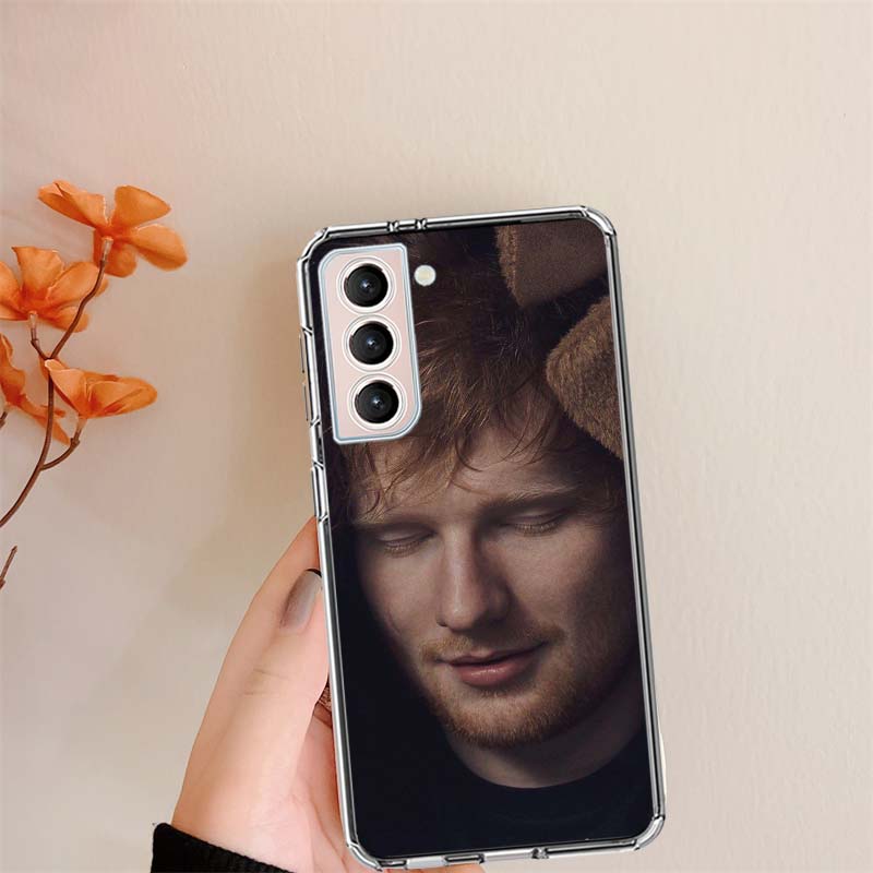 Ed Sheeran Sångare Genomskinliga Fodral för Samsung S26 Ultra Galaxy S25 Edge S24 S23 FE S21 Plus S20 S22 S10 Fodral Mönstrat Kompat